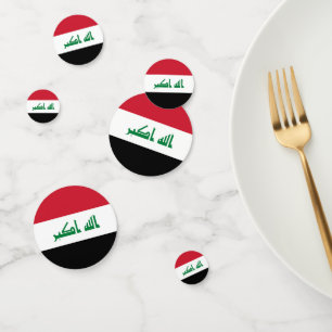 Confeti Bandera de Iraq