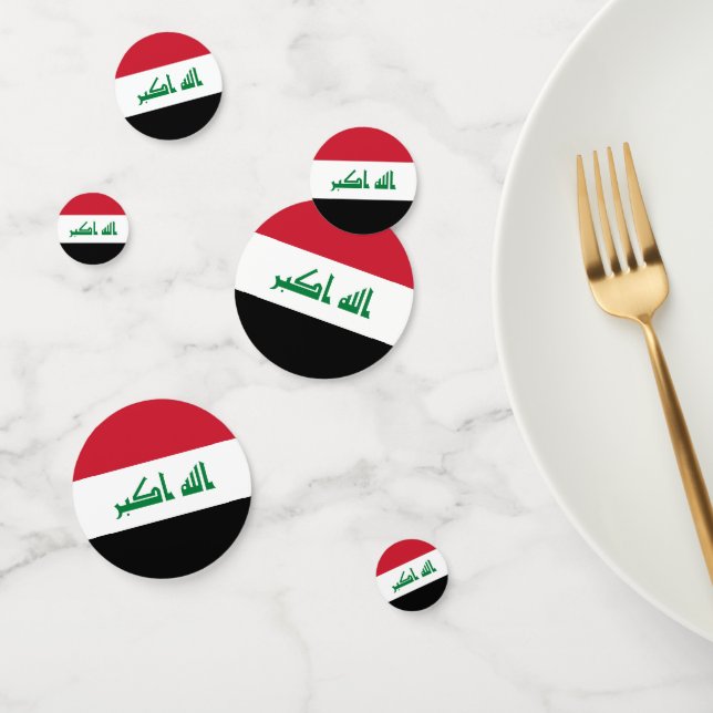 Confeti Bandera de Iraq (Grupo)