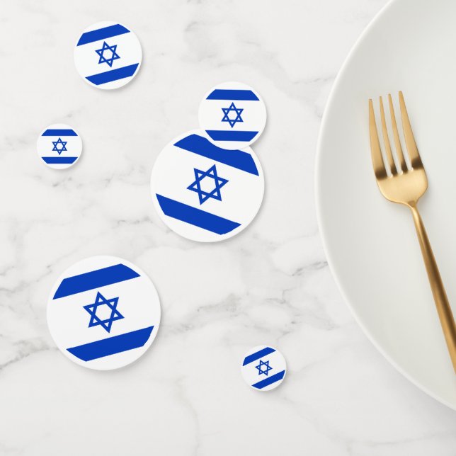 Confeti Bandera de Israel (Grupo)