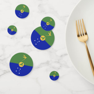 Confeti Bandera de la isla de los navidades
