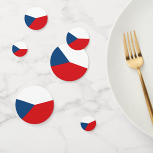 Confeti Bandera de la República Checa