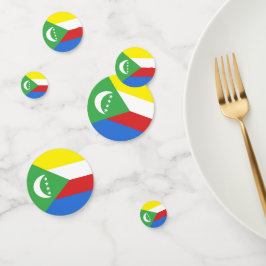 Confeti Bandera de las Comoras