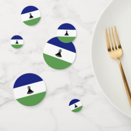 Confeti Bandera de Lesoto