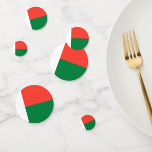 Confeti Bandera de Madagascar