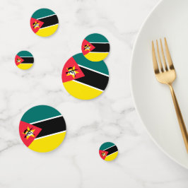 Confeti Bandera de Mozambique