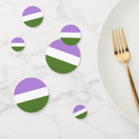 Bandera de orgullo genderqueer de SlipperyJoe lava