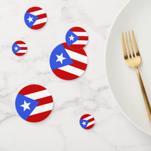 Confeti Bandera de Puerto Rico