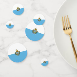 Confeti Bandera de San Marino