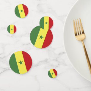 Confeti bandera de Senegal