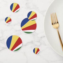 Confeti Bandera de Seychelles