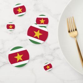 Confeti Bandera de Surinam