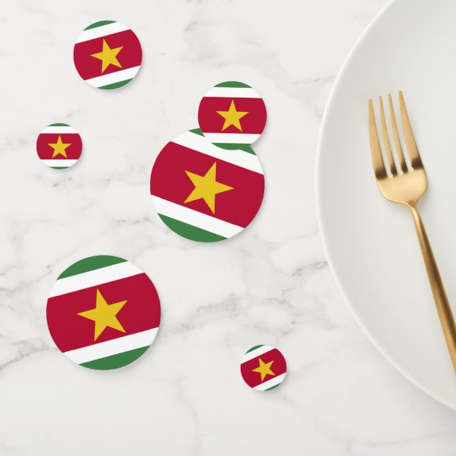 Confeti Bandera de Surinam (Grupo)