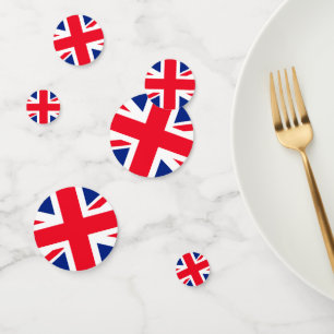 Confeti Bandera Union Jack del Reino Unido