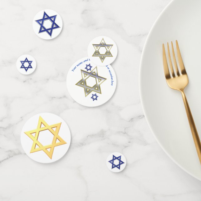 Confeti Bar Mitzvah o Bat Mitzvah (Grupo)