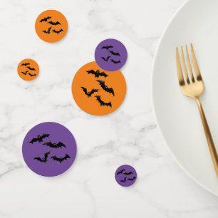 Confeti Bats voladores de Halloween