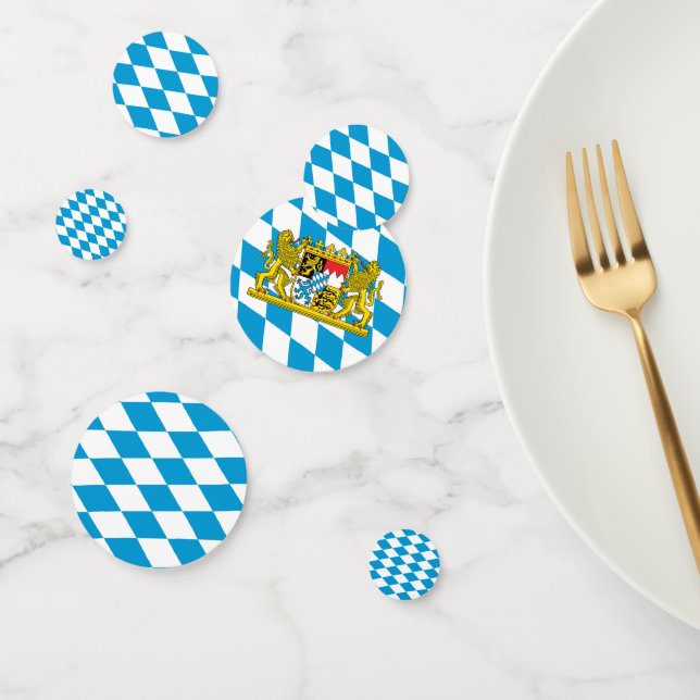 Confeti Bavaria Confetti, fiesta, Bandera bávara (Grupo)