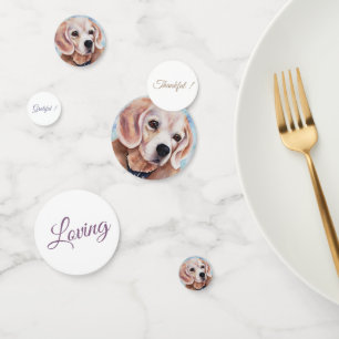 Confeti Beagle Puppy Birday