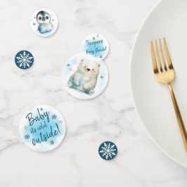 Confeti Bebé hace frío afuera