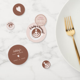 Confeti Bebé prepara café Brunch Baby Shower Sprinkle