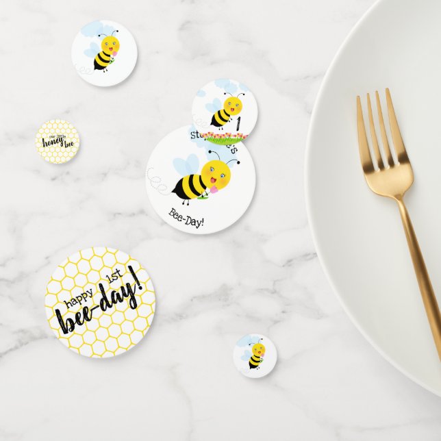 Confeti Bee en Tulip Garden (Grupo)