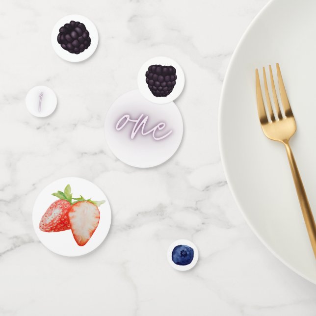 Confeti Berry First | 1 cumpleaños | Berry mixta | FIESTA (Grupo)