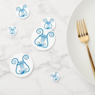 Confeti Blue Lyre