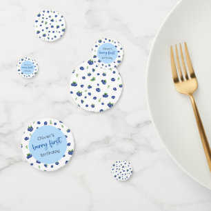 Confeti Blueberry 1ᵉʳ Birthday Berry First