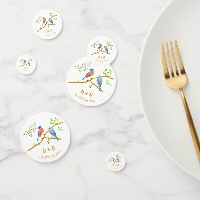 Confeti Bluebirds Wedding (Grupo)