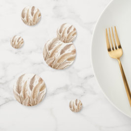 Confeti Boda de hierba de Pampas beige boho