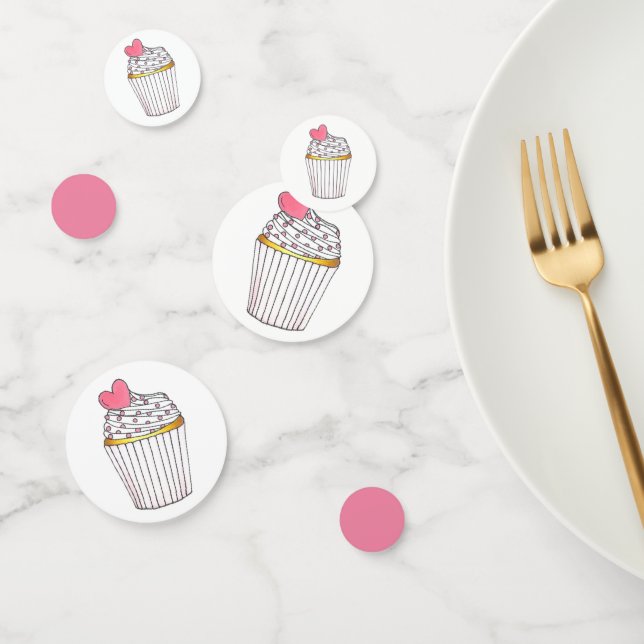 Confeti Boda de la ducha de novia del pastel de amor al co (Grupo)