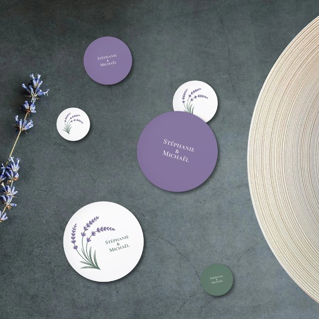 Confeti Boda de Lavanda (Lavender Wedding Confetti)