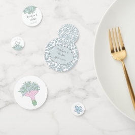 Confeti Boda de nomeolvides no de Bouquet