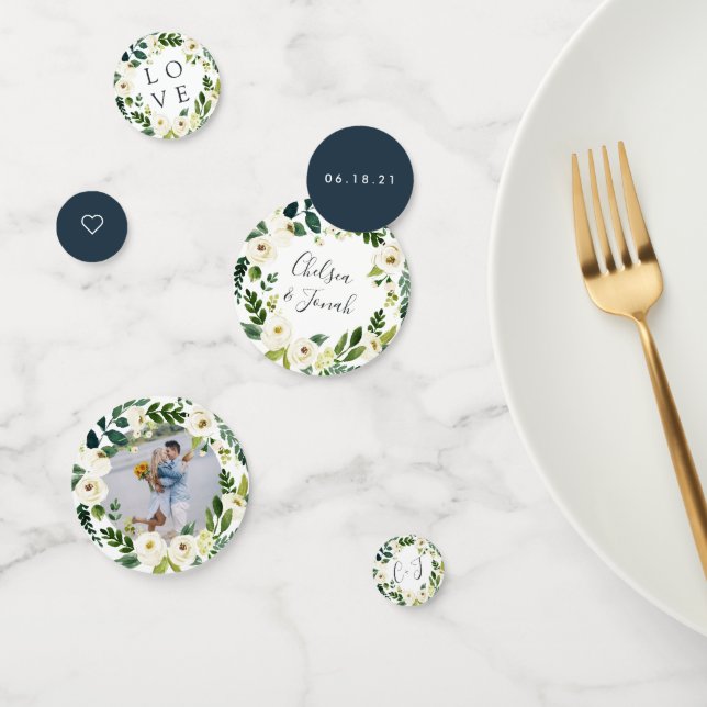 Confeti Boda floral de Alabaster (Grupo)