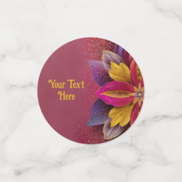 Confeti Boda floral elegante