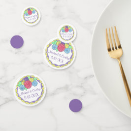 Confeti Boda Pastel Pastel Rosas Ducha Bridal Cumpleaños