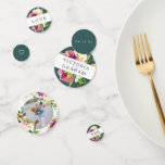 Confeti Boda personalizado de la explosión vibrante<br><div class="desc">Vestir la recepción de su boda, la cena de ensayo, la fiesta de compromiso o la ducha de novias con confeti personalizado para que te relajes con un toque divertido e inesperado. Diseñado para coincidir con nuestra elegante colección de Vibrant Bloom, el confetti incluye grupos de flores acuáticas de color...</div>
