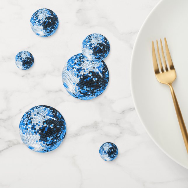 Confeti bola de disco retro destello purpurina cumpleaños  (Grupo)