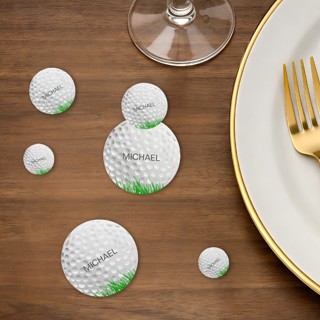 Confeti Bola de Golf en Césped (Subido por el creador)