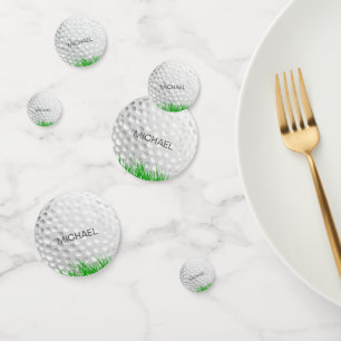 Confeti Bola de golf en hierba