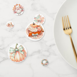 CONFETI BOMBAS Y FLORES DE CAÍDA VERDE Y ROPA DE PASTEL