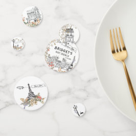 Confeti Bonjour Bebe Globo Baby Shower Neutral de género