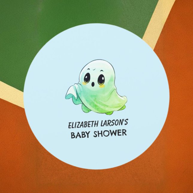 Confeti Boo Baby Shower Halloween Blue Themed Fiesta (Subido por el creador)