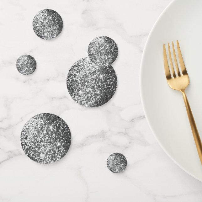 Confeti Brillo Plateado (Grupo)