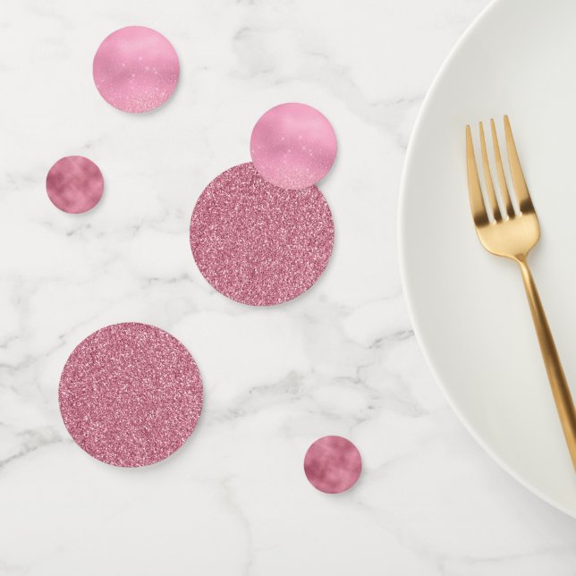 Confeti Brillo Rosa (Grupo)