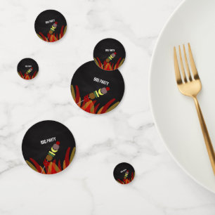 Confeti Brochetas de carne BBQ Fiesta