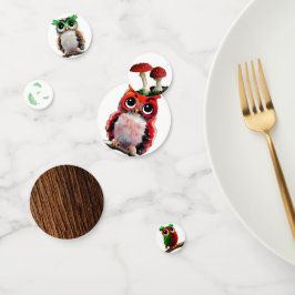 Confeti Búho y bosque