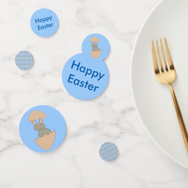 Confeti Bunny Hatching de Egg Weird Personalizado (Grupo)