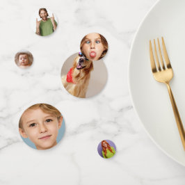 Confeti Cabeza de fiesta personalizada divertida con foto