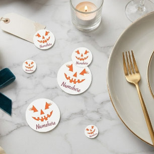 Confeti Calabaza de Halloween personalizada femenina Jack 