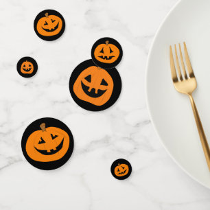 Confeti Calabazas talladas en Halloween